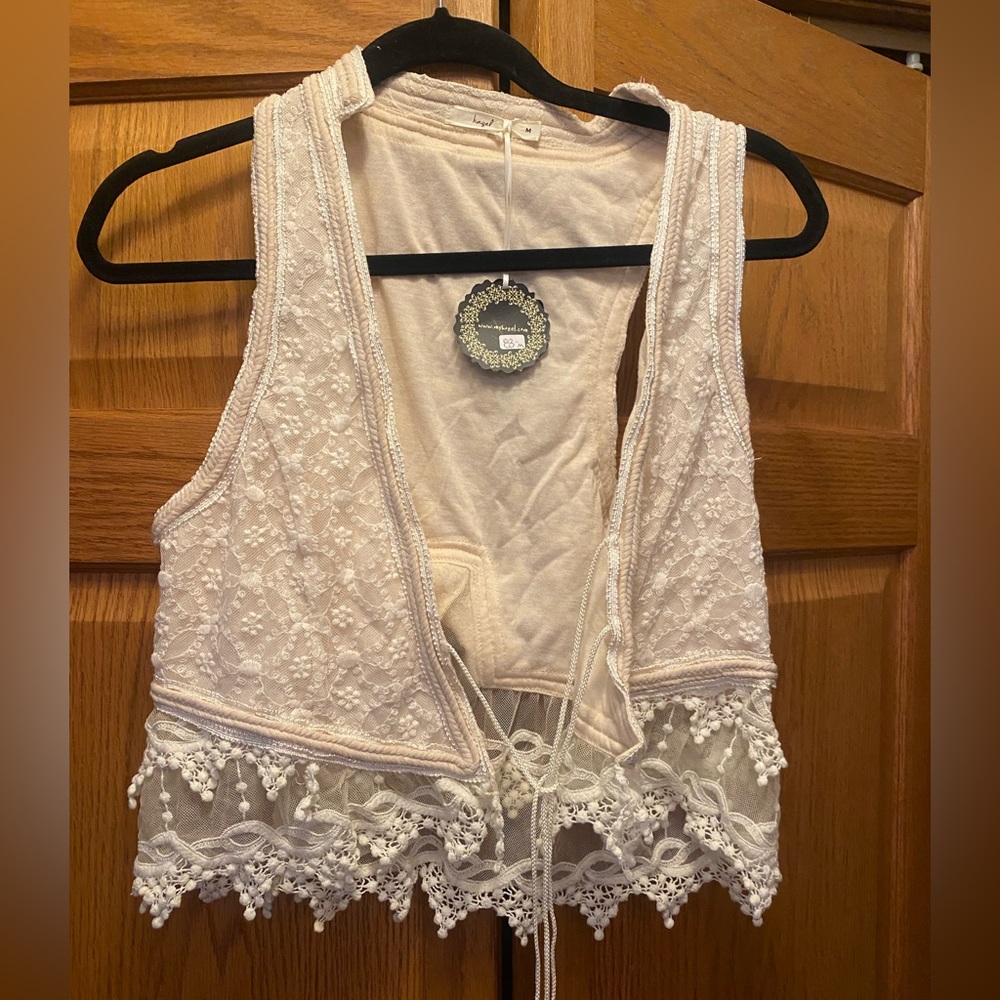 Boutique lace vest